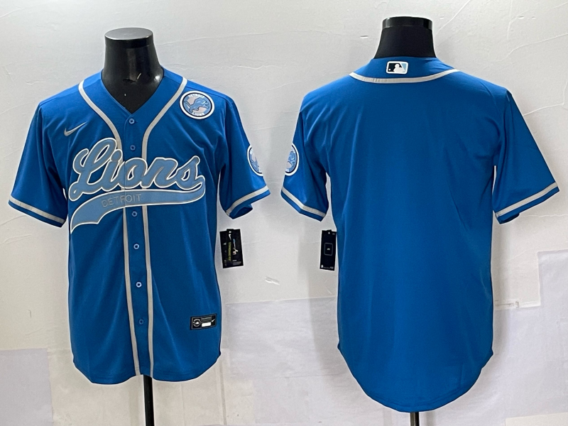 Men 2025 Detroit Lions blank blue 2025 Nike Limited NFL Jersey 005->detroit lions->NFL Jersey